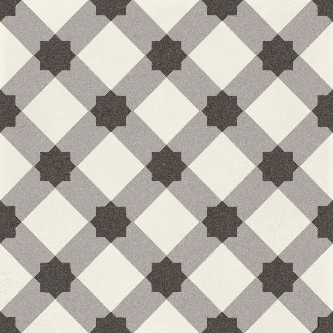 Marazzi D_Segni 8" x 8" Plaid Deco Square Matte Tile