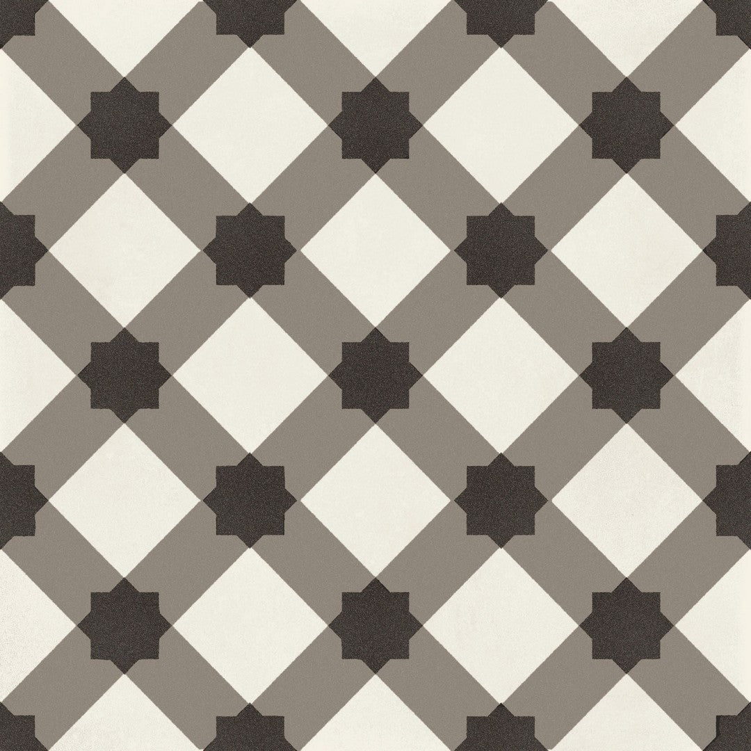 Marazzi D_Segni 8" x 8" Plaid Deco Square Matte Tile