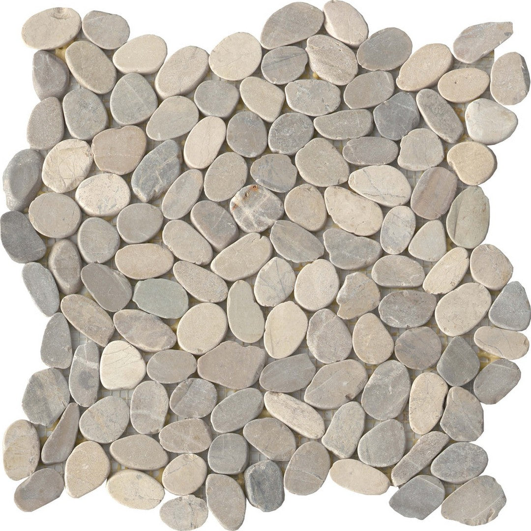 Emser Opuscar 12" x 12" Honed Natural stone Pebbles Mosaic