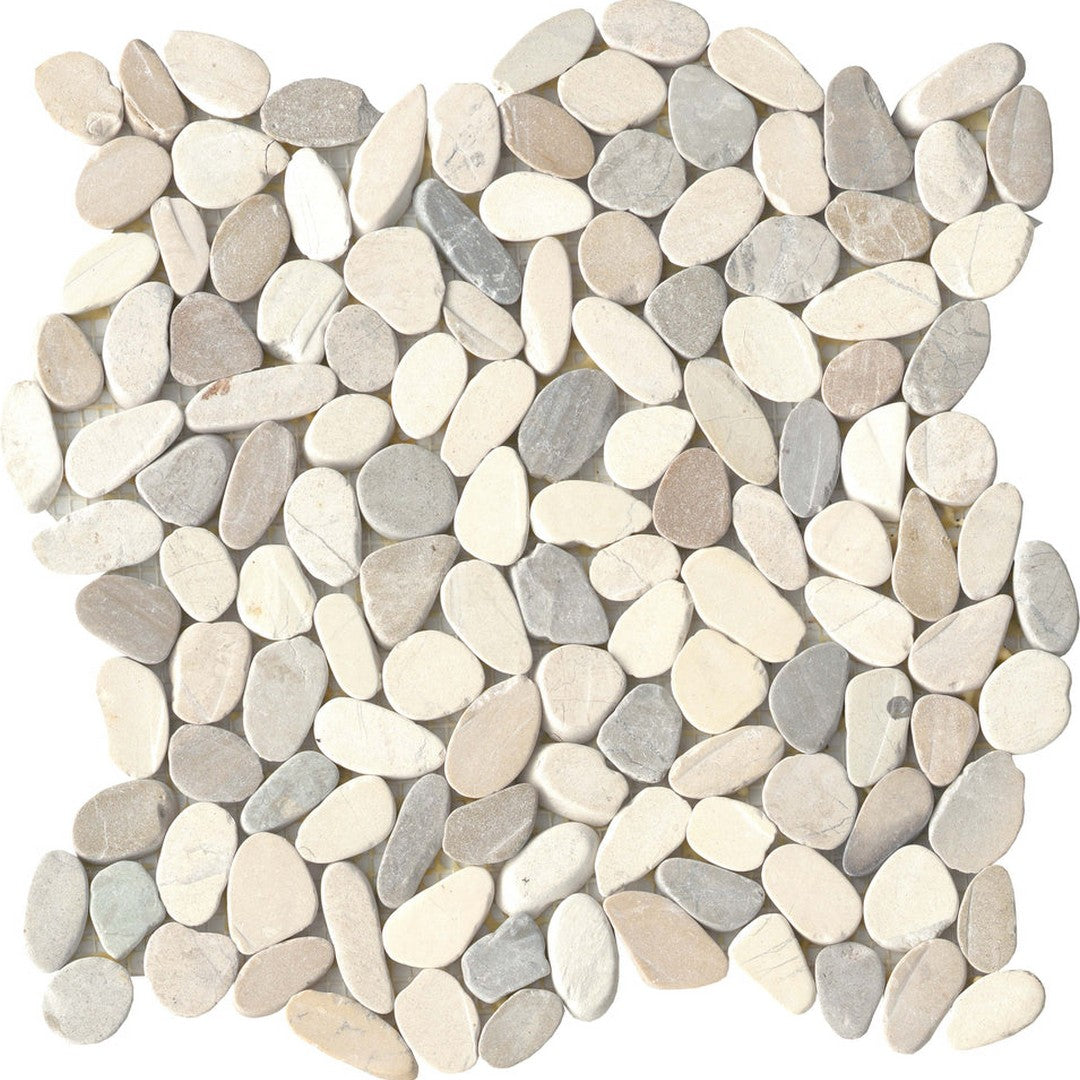 Emser Opuscar 12" x 12" Honed Natural stone Pebbles Mosaic