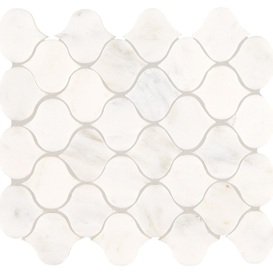 Daltile Natural Stone Marble 11" x 13" Polished 2.5x2" Lantern Mosaic