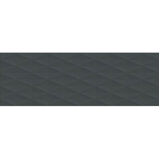 Daltile-Eclettica-15-x-48-Rectified-Glossy-Ceramic-Diamond-Wall-Tile-Anthracite