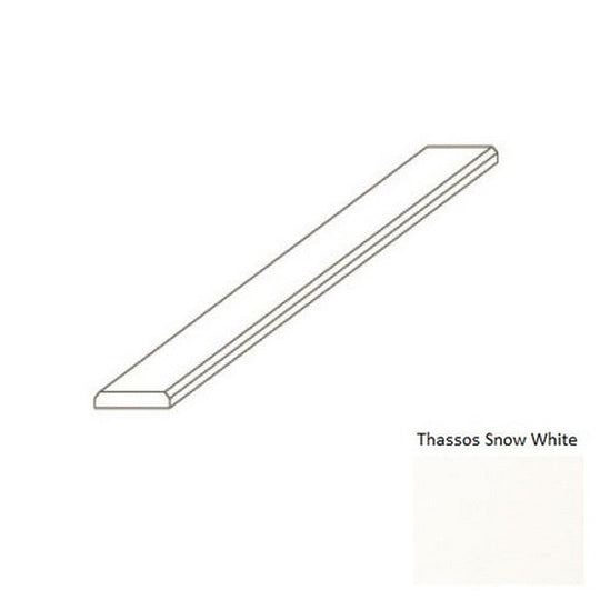 Daltile-Thresholds-2-x-36-Polished-Marble-3/8-Double-Bevel-Thassos-White