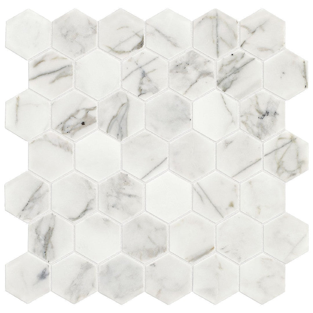 Daltile-Natural-Stone-Marble-12-x-13-Honed-2-Hexagon-Mosaic-Venetian-Calacatta