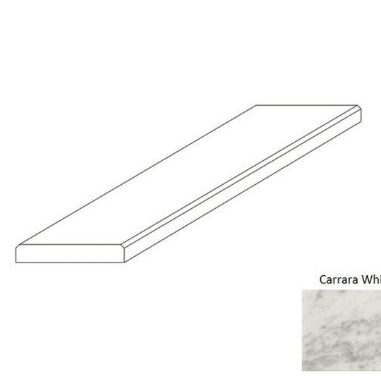 Daltile-Thresholds-4-x-36-Polished-Marble-5/8-Double-Bevel-Carrara-White