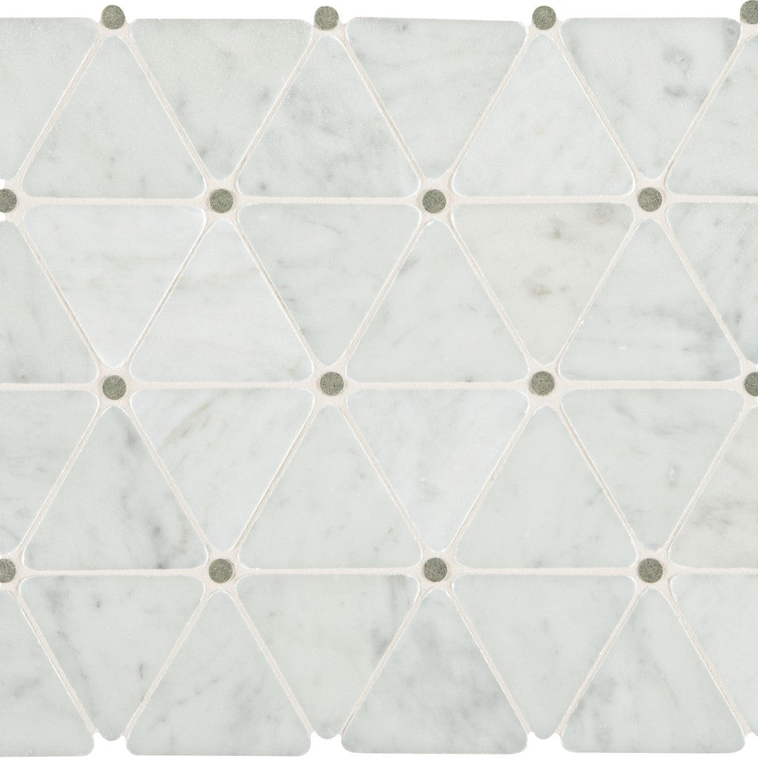 Daltile-Natural-Stone-Marble-11-x-14-Polished-2.75x2.5-Triangle-Mosaic-Carrara-White