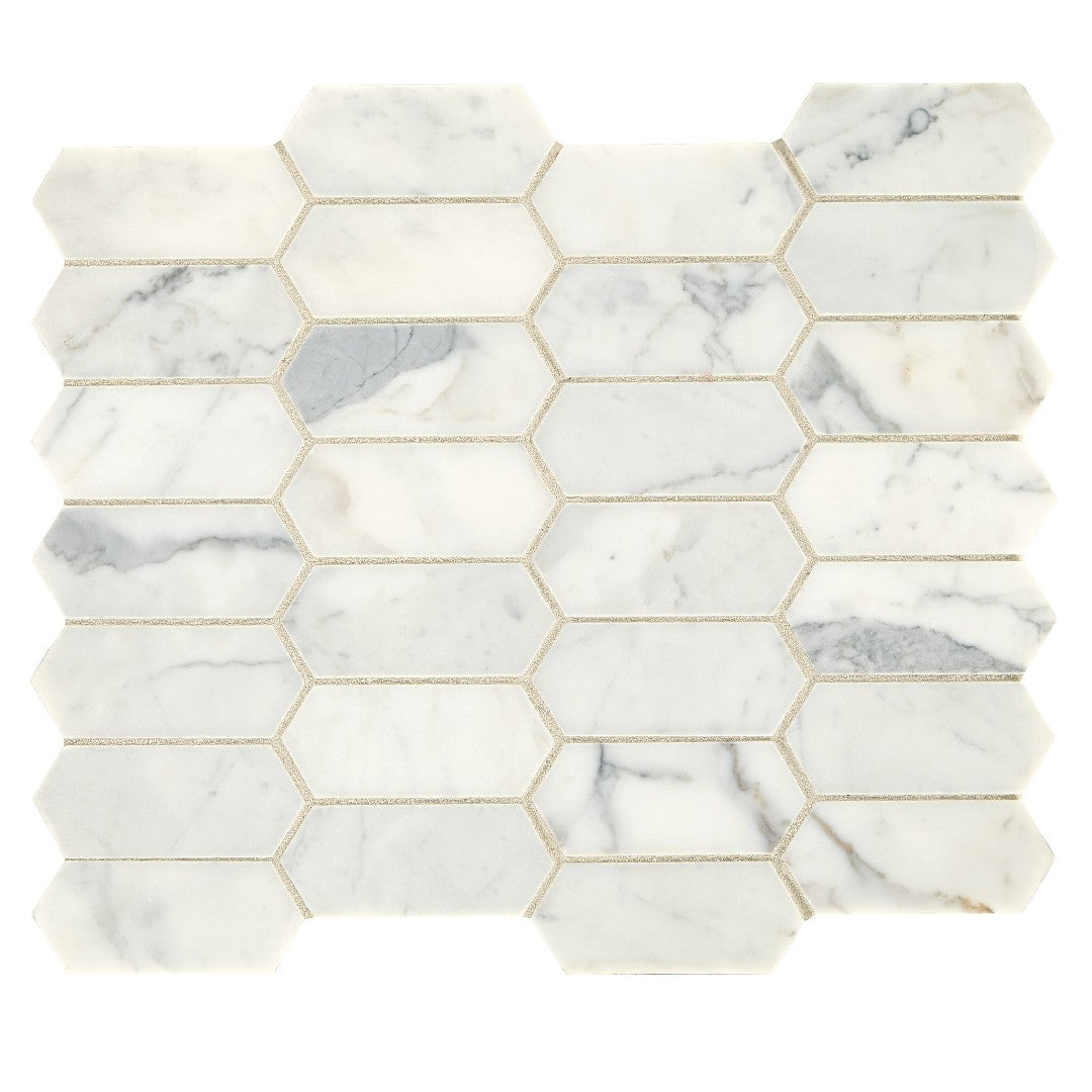 Daltile-Natural-Stone-Marble-12-x-14-Honed-2x4-Elongated-Hexagon-Mosaic-Carrara-White