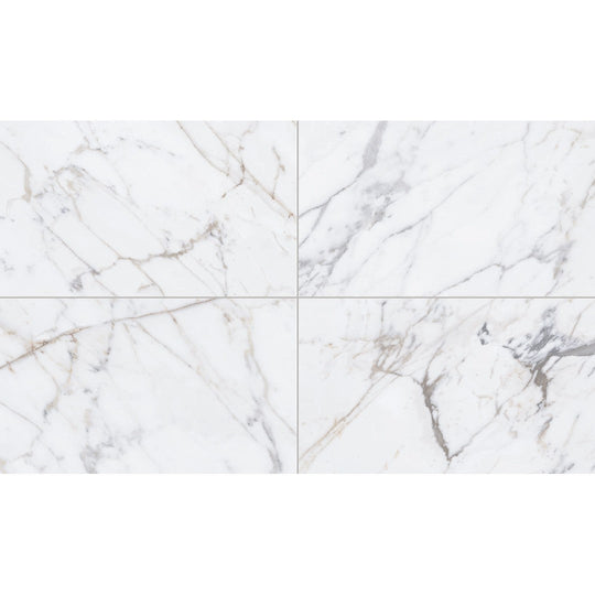 Daltile Marble Attache Lavish 12" x 24" Rectified Polished Porcelain Floor Tile