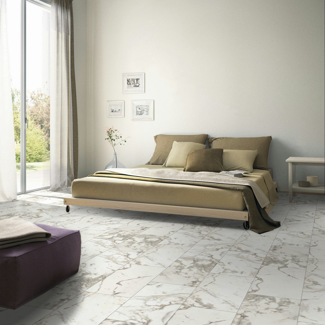 Daltile-Marble-Attache-12-x-24-Rectified-Polished-Porcelain-Floor-Tile-Calacatta