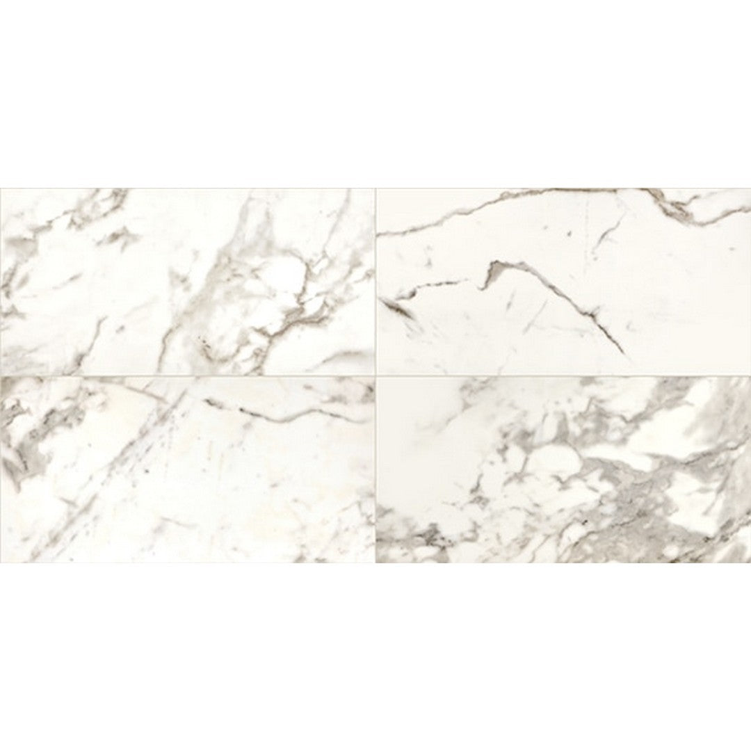 Daltile Marble Attache 12" x 24" Rectified Polished Porcelain Floor Tile