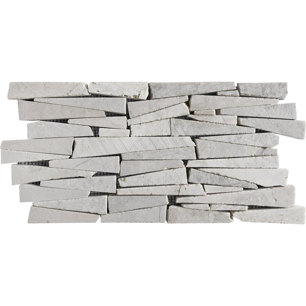 Bati Orient 6" x 12" Opus Floor Wall Cladding Marble Mosaic