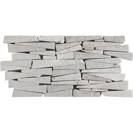 Bati Orient 6" x 12" Opus Floor Wall Cladding Marble Mosaic