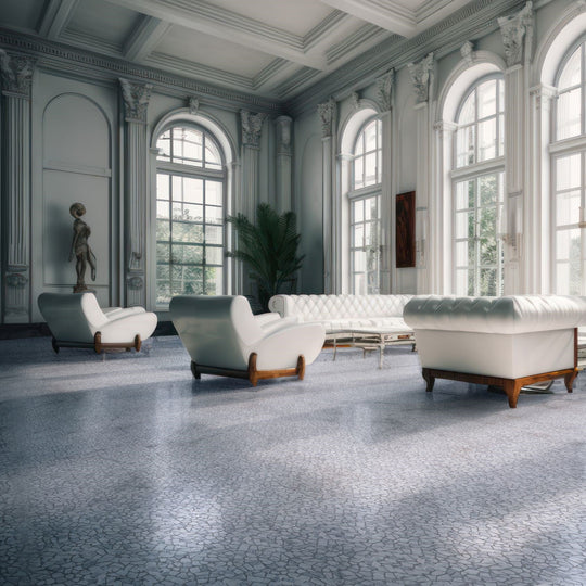 Bati-Orient-12-x-12-Ancient-Matte-Mini-Opus-Marble-Mosaic-White-Grey