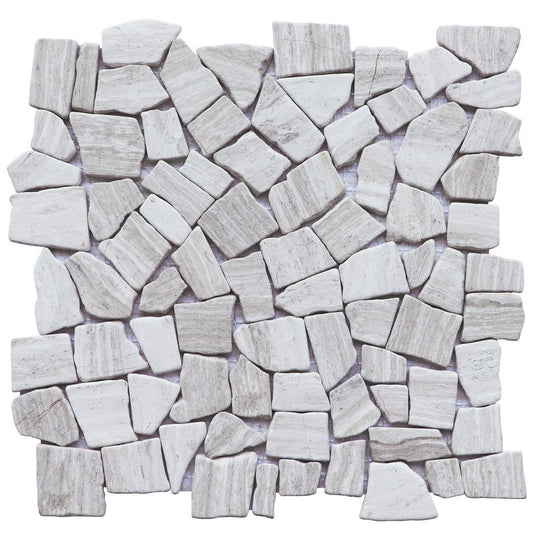 Bati Orient 12" x 12" Ancient Matte Mini Opus Marble Mosaic