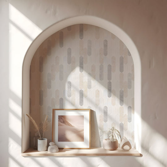 Bati-Orient-11.5-x-12-White-&-Grey-Marble-Classic-Interlocking-2x6-Elongated-Round-Mosaic-White-Grey-Beige