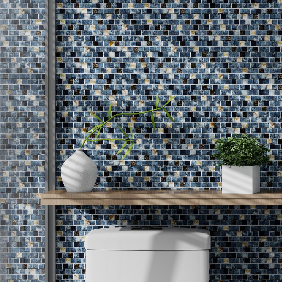 Bati-Orient-12-x-12-Terrazzo-Mother-Of-Pearl,-Glass-1-Mosaic-Blue