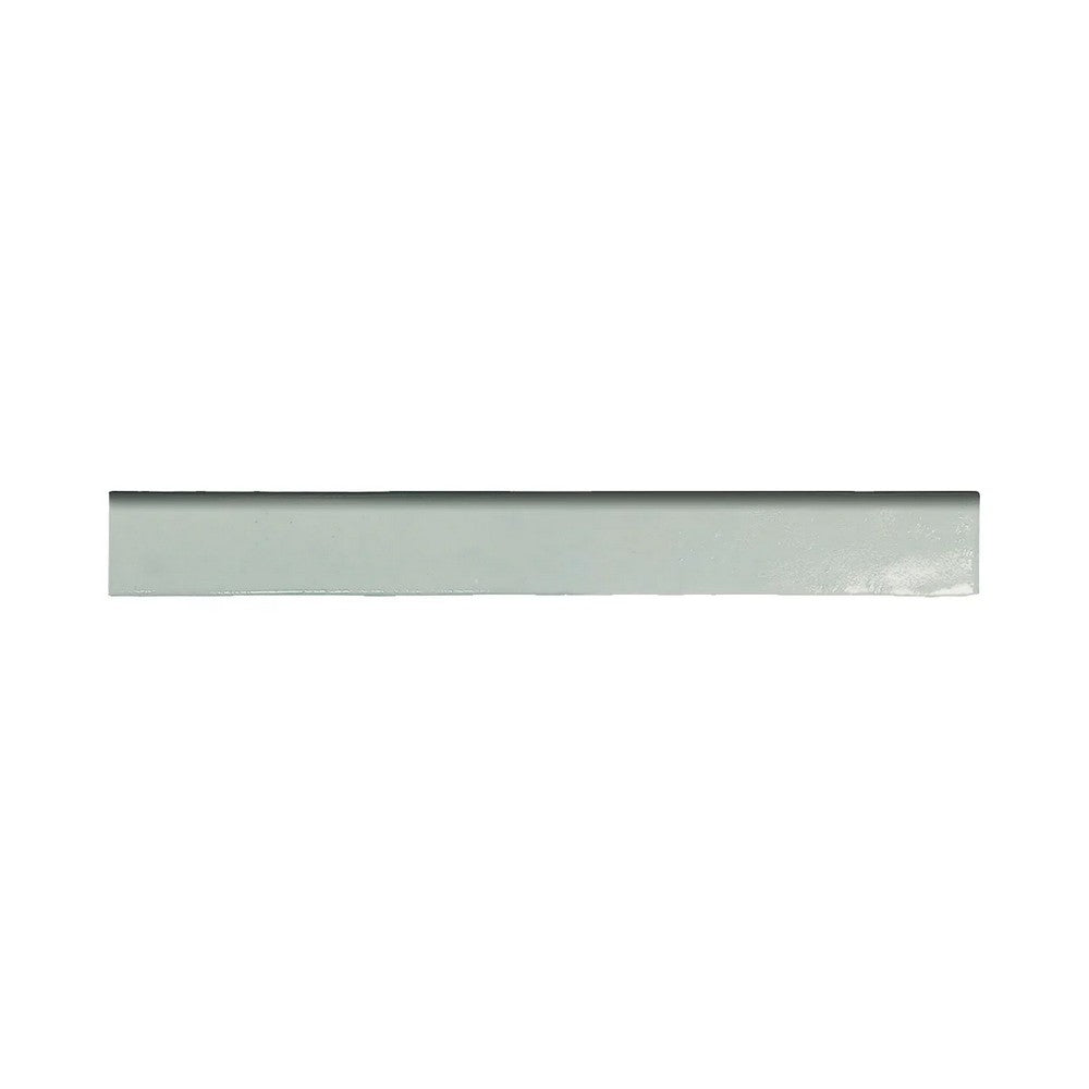 Lungarno 1" x 8" Marrakesh Pressed Glossy Ceramic Wall Bullnose
