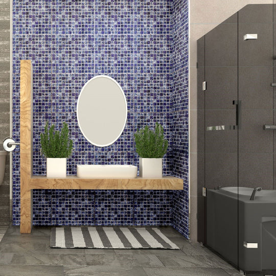 Bati-Orient-12-x-12-Terrazzo-Glass-&-Stone-0.88-Mosaic-Purple-Mix