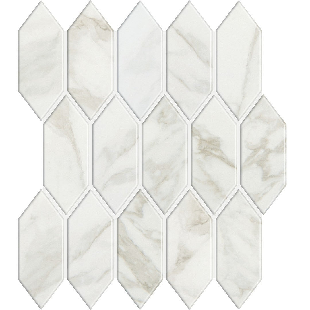 Marazzi Marble Obsession 2" x 5" Satin Picket Mosaic