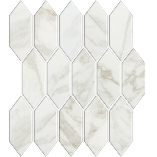 Marazzi Marble Obsession 2" x 5" Satin Picket Mosaic