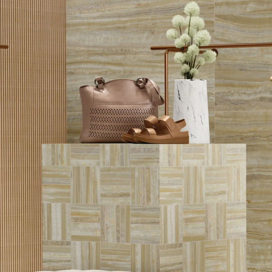 Crossville-12-x-12-Marblique-Unpolished-Porcelain-1x6-Alternating-Mosaic-Onice-Verde