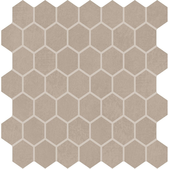 Marazzi Moroccan Concrete 12" x 14" Hexagon Mosaic