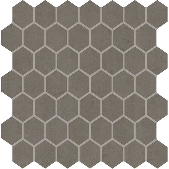 Marazzi Moroccan Concrete 12" x 14" Hexagon Mosaic