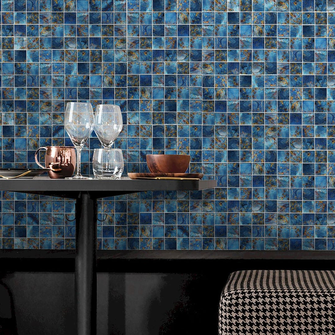 Bati-Orient-12-x-12-Metal-Art-Aluminum-2-Mosaic-Blue