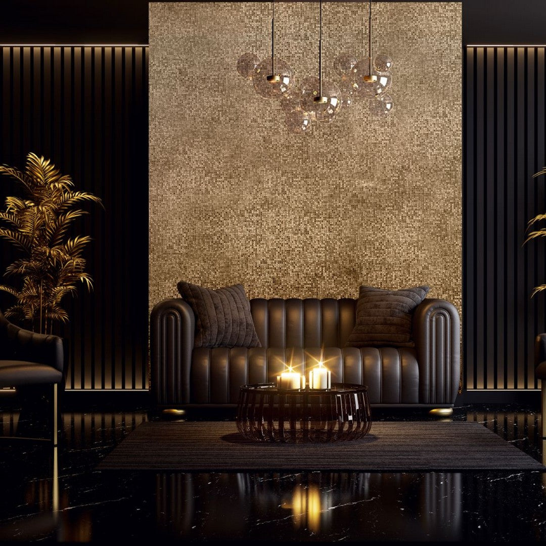 Bati-Orient-12-x-12-Metal-Art-Mini-Hexagon-Mosaic-Gold