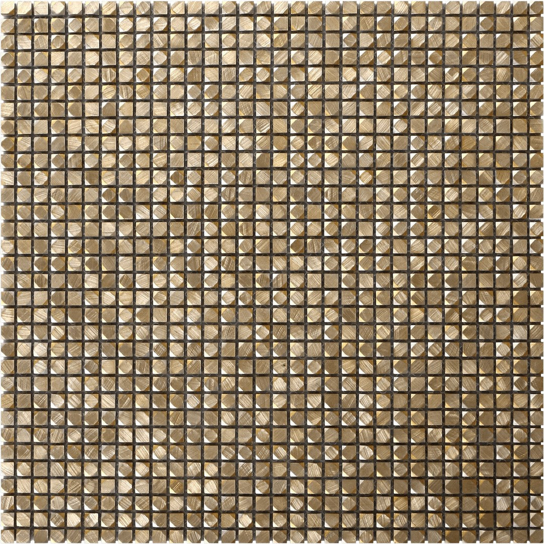 Bati Orient 12" x 12" Metal Art Mini Hexagon Mosaic