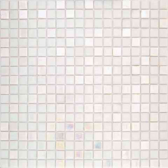 MiR Alma Mix 0.6" White 11.6" x 11.6" Glass Mosaic