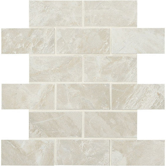 American Olean 11.88" x 11.88" Mirasol Matte Ceramic Brick Joint Mosaic