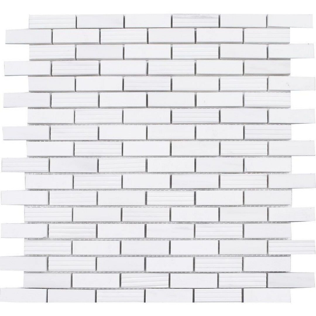 Tesoro 12" x 12" Contempo Multi Strip Natural Stone Mosaic