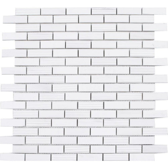 Tesoro 12" x 12" Contempo Multi Strip Natural Stone Mosaic
