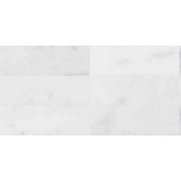 Tesoro 3" x 9" Snow White Honed Natural Stone Tile