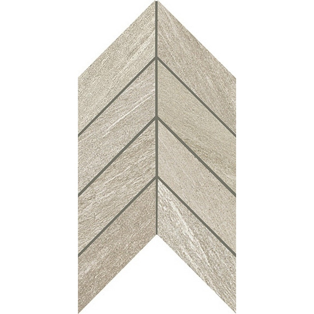 American Olean 7.44" x 14.44" Montesano Matte Porcelain Chevron Mosaic