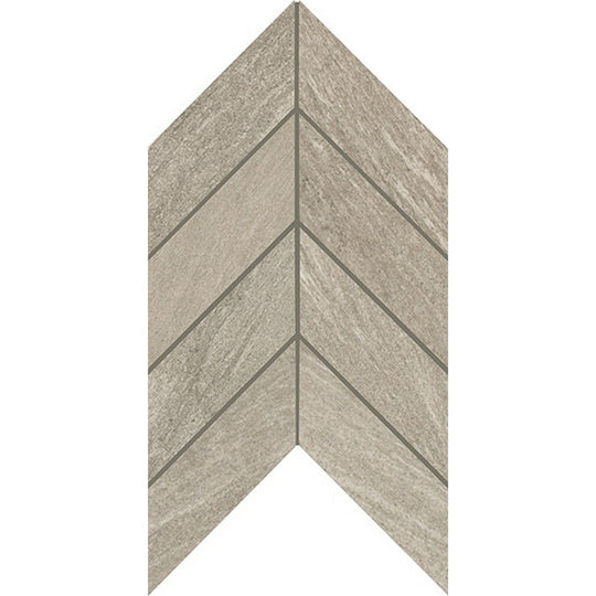 American Olean 7.44" x 14.44" Montesano Matte Porcelain Chevron Mosaic