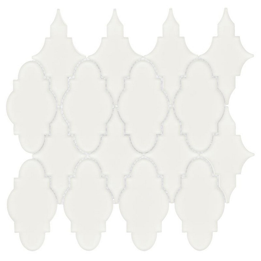 Maniscalco Simpson Desert 13" x 11.2" Matte Glass Trellis Mosaic