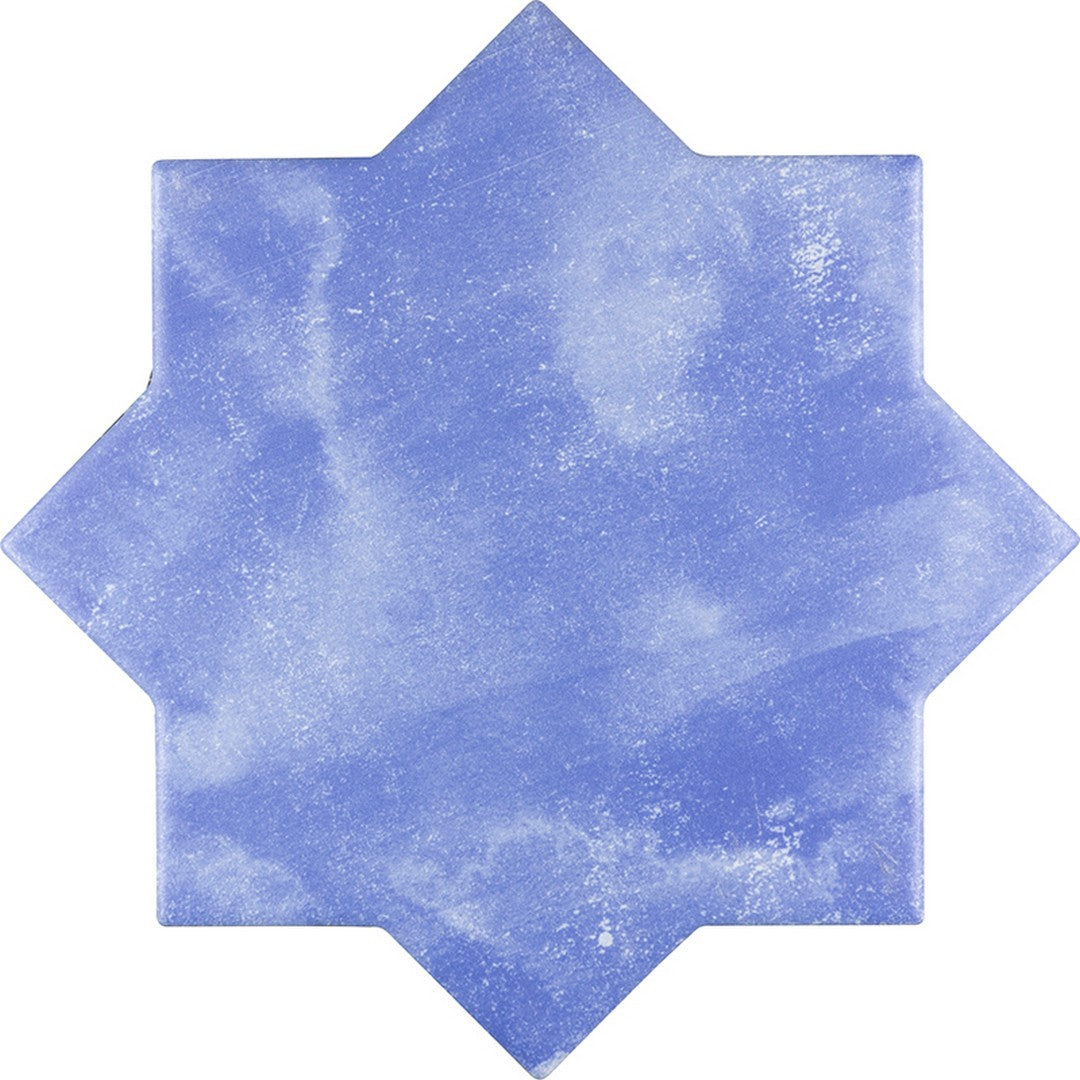 MiR Moorish 5" x 5" Matte Ceramic Star Tile