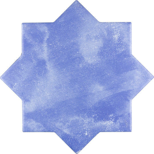 MiR Moorish 5" x 5" Matte Ceramic Star Tile