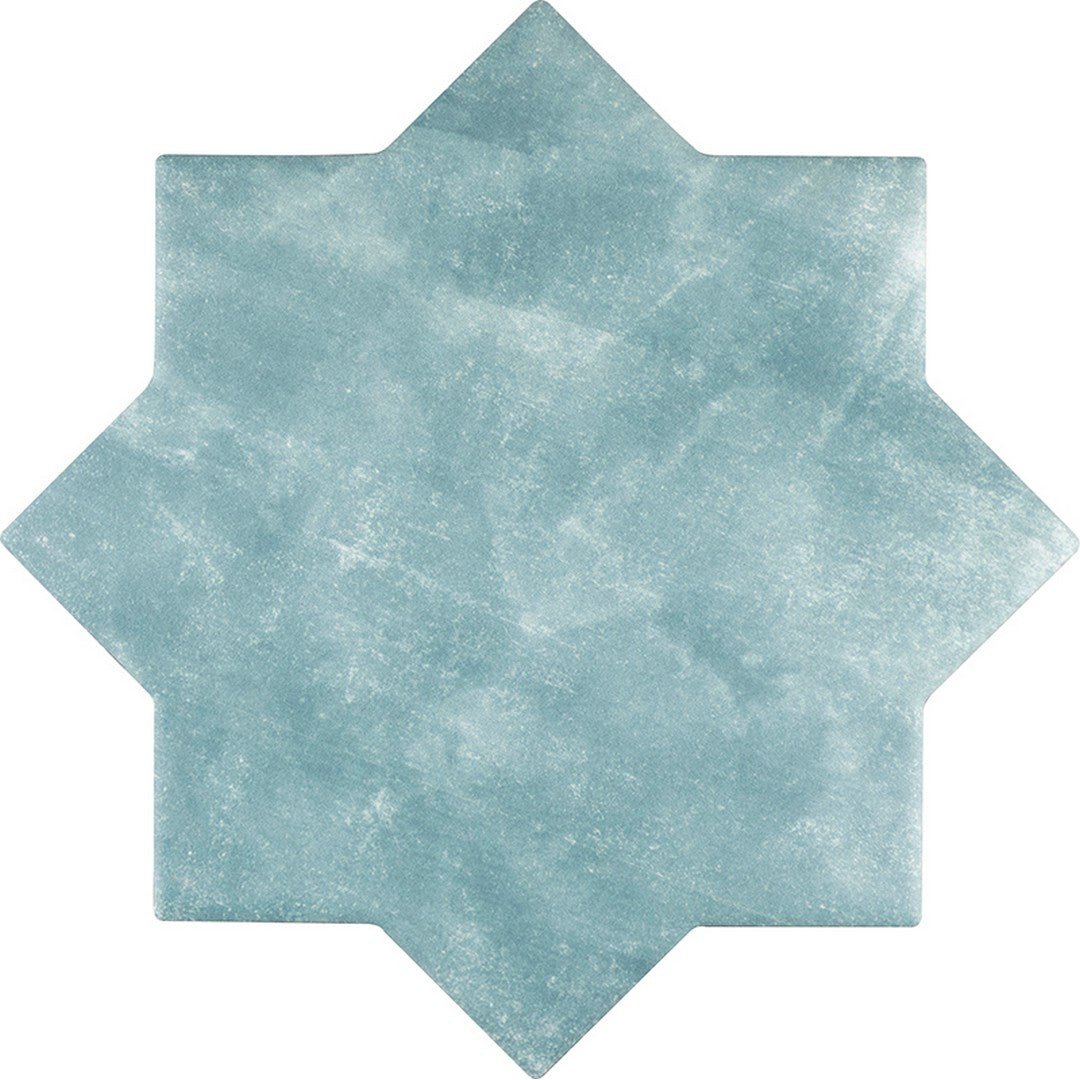 MiR Moorish 5" x 5" Matte Ceramic Star Tile