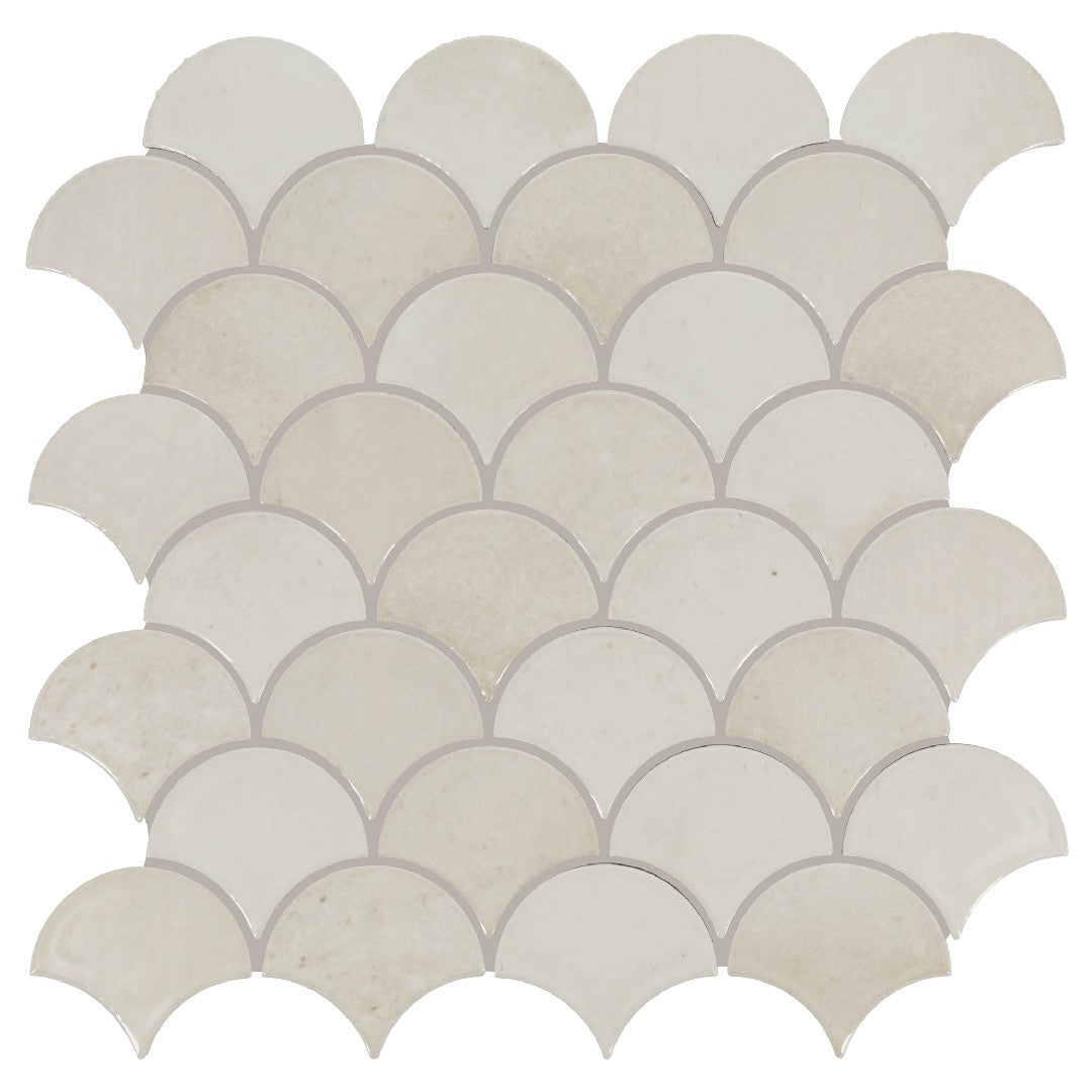 Daltile-Miramo-13-x-13-Glossy-Ceramic-3-Fan-Microban-Mosaic-Oyster