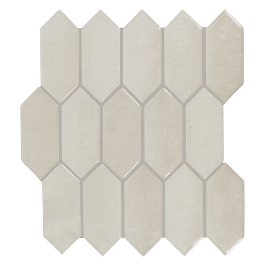 Daltile-Miramo-11-x-12-Glossy-Ceramic-2x5-Picket-Microban-Mosaic-Oyster