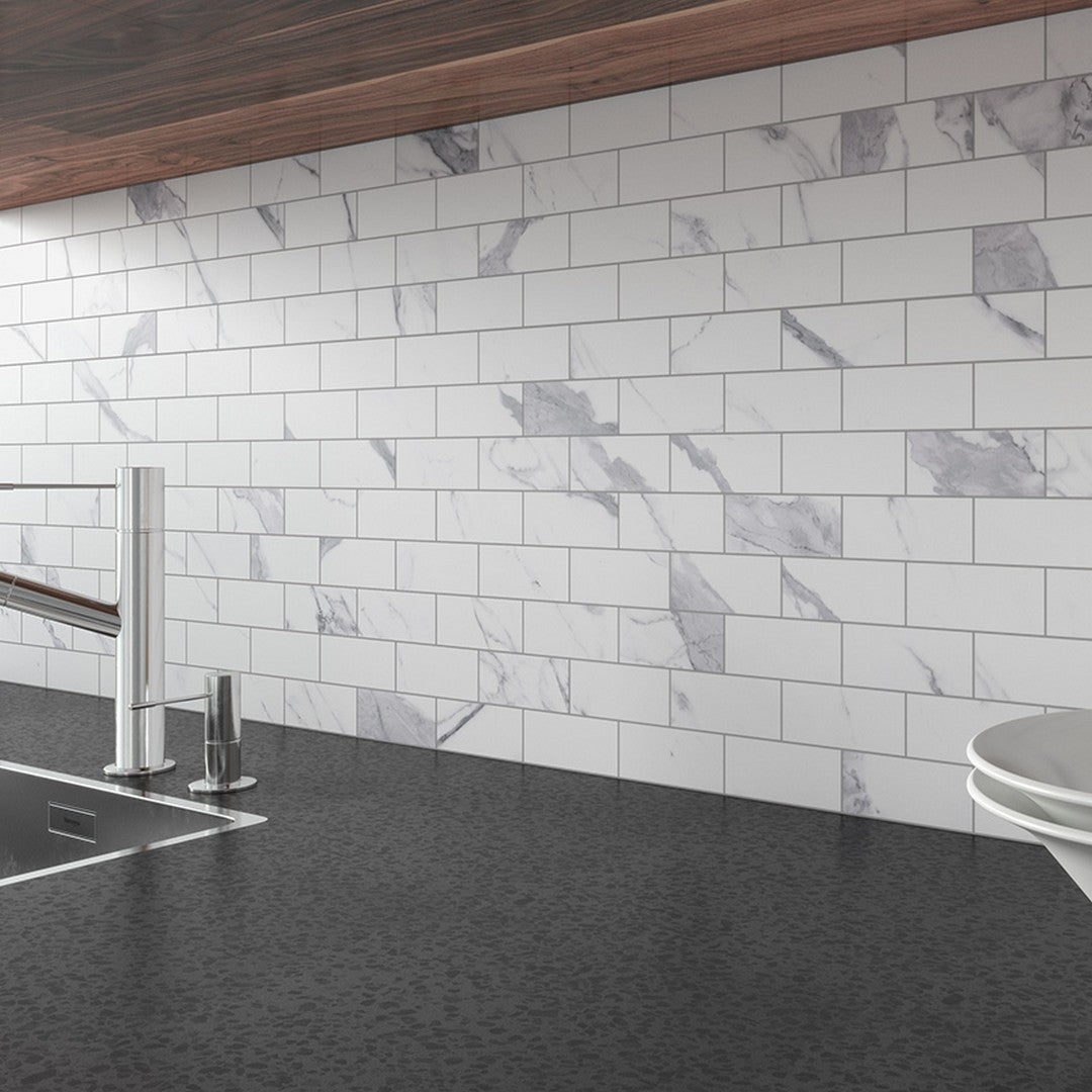 Ottimo-Marbellous-TX-4-x-12-Glossy-Ceramic-Tile-Statuario