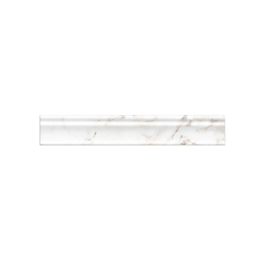 Bedrosians Marble Glorious White 2" x 12" Trim