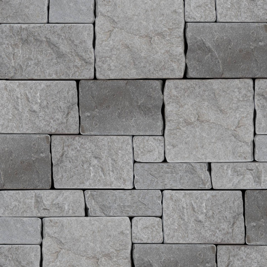 Bedrosians Marble 8" x 22" Wired Mesh Tumbled Ledger