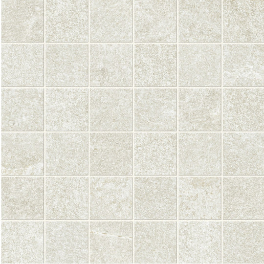 Marca Corona 12" x 12" Arkiquartz Natural Porcelain 2" Mosaic