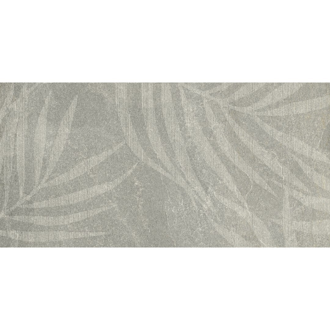 Marca Corona 24" x 48" Arkiquartz Grip Porcelain Deco Leaf Tile