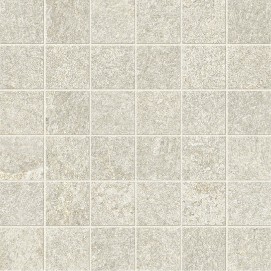 Marca Corona 12" x 12" Arkiquartz Natural Porcelain 2" Mosaic