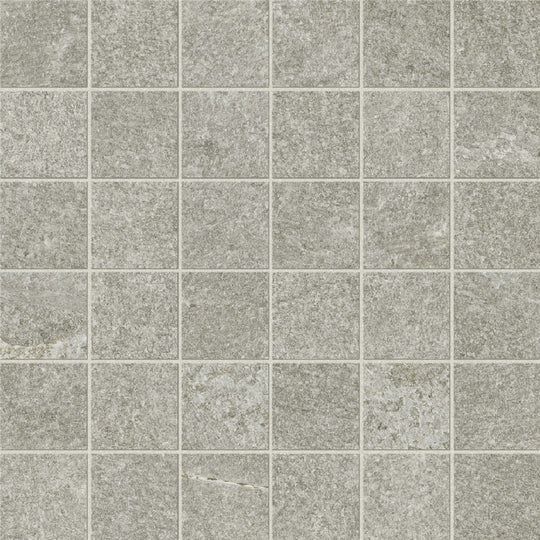 Marca Corona 12" x 12" Arkiquartz Natural Porcelain 2" Mosaic